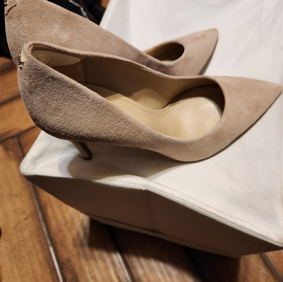 Sam Edelman HAZEL POINTED TOE LEATHER SUEDE PUMP - Picture 5 of 5